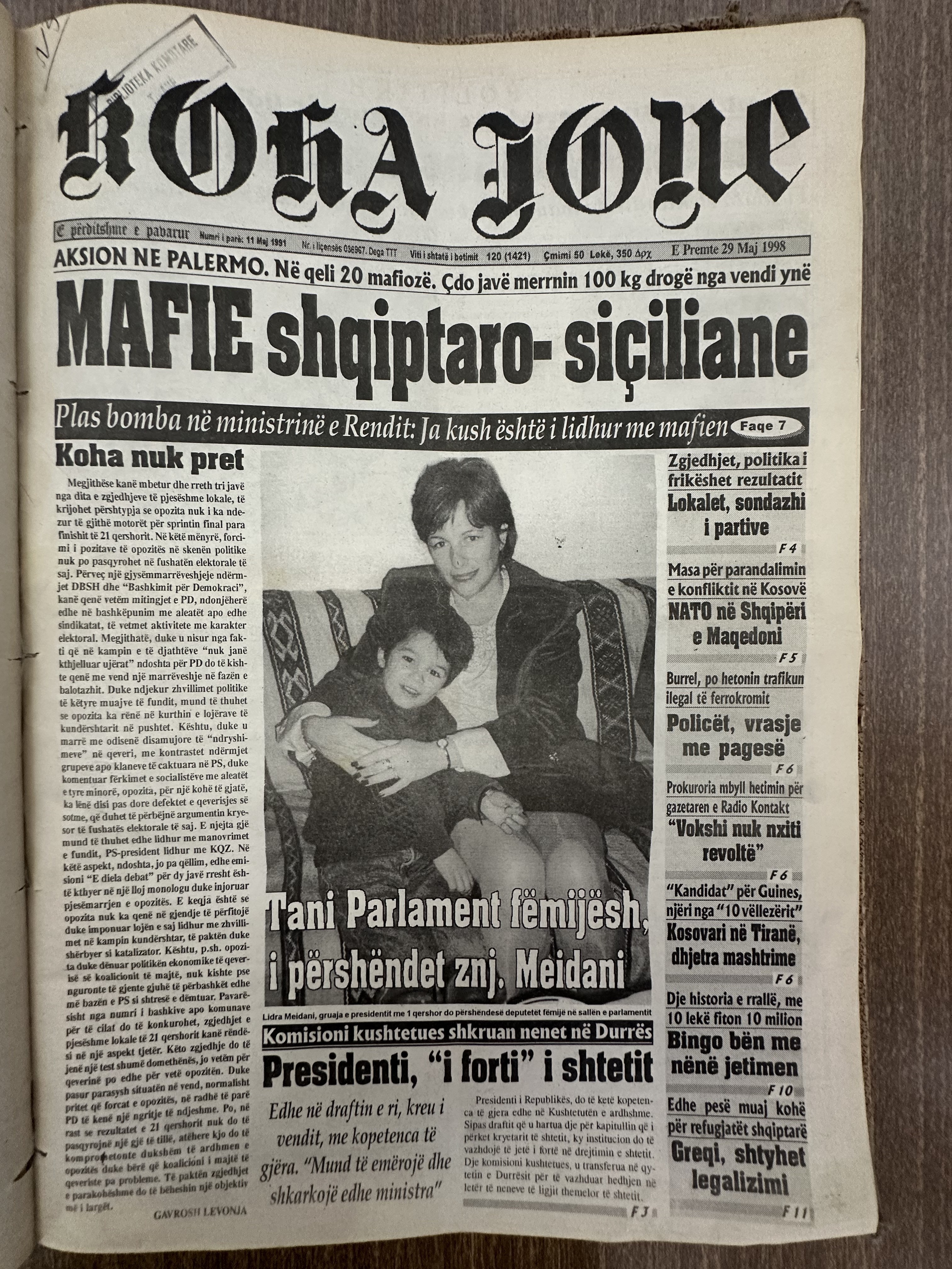 Koha Jonë 1998-05-29